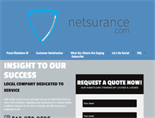 Tablet Screenshot of netsurance.com